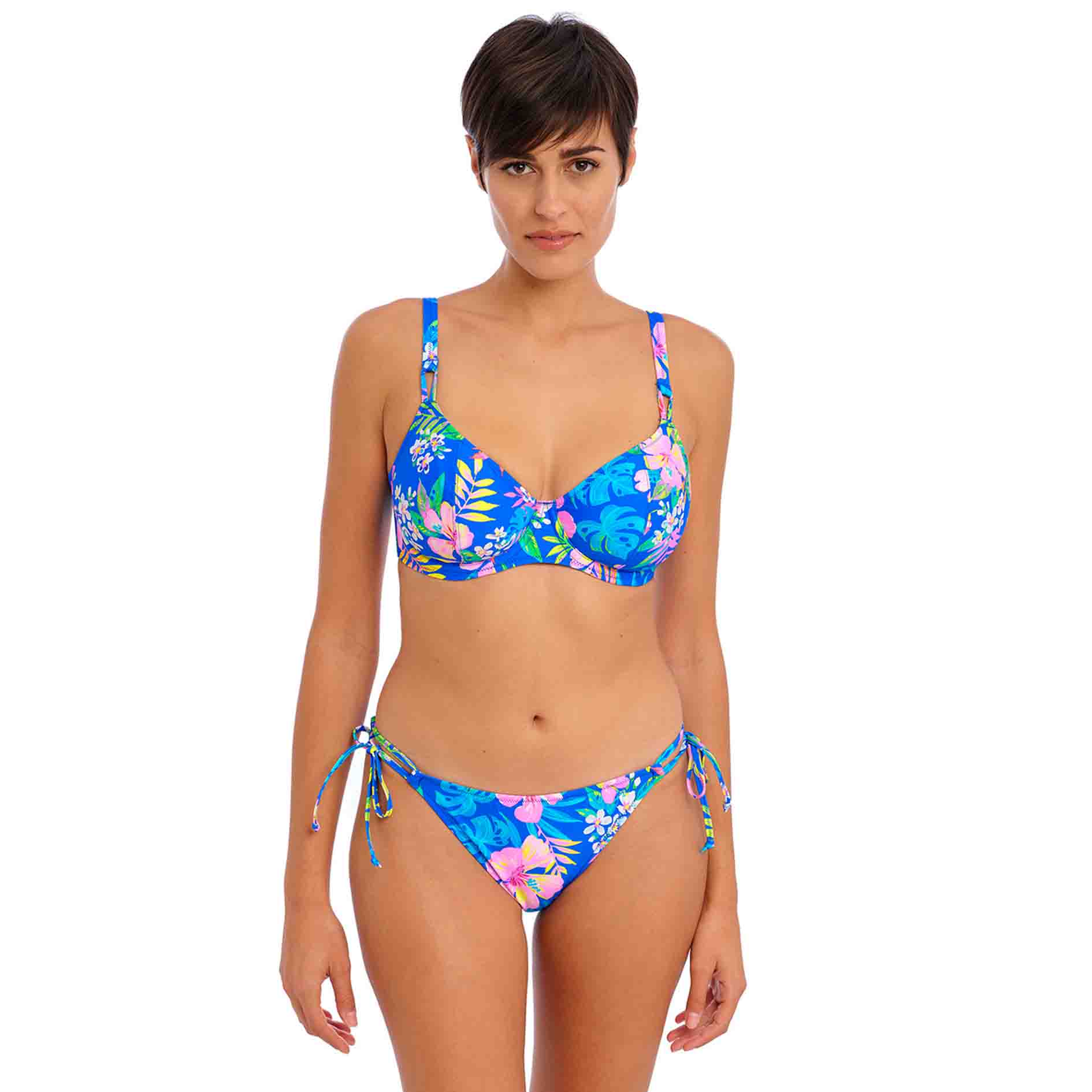 Freya Swim Hot Tropics Plunge Bikini Top Storm In A D Cup UK